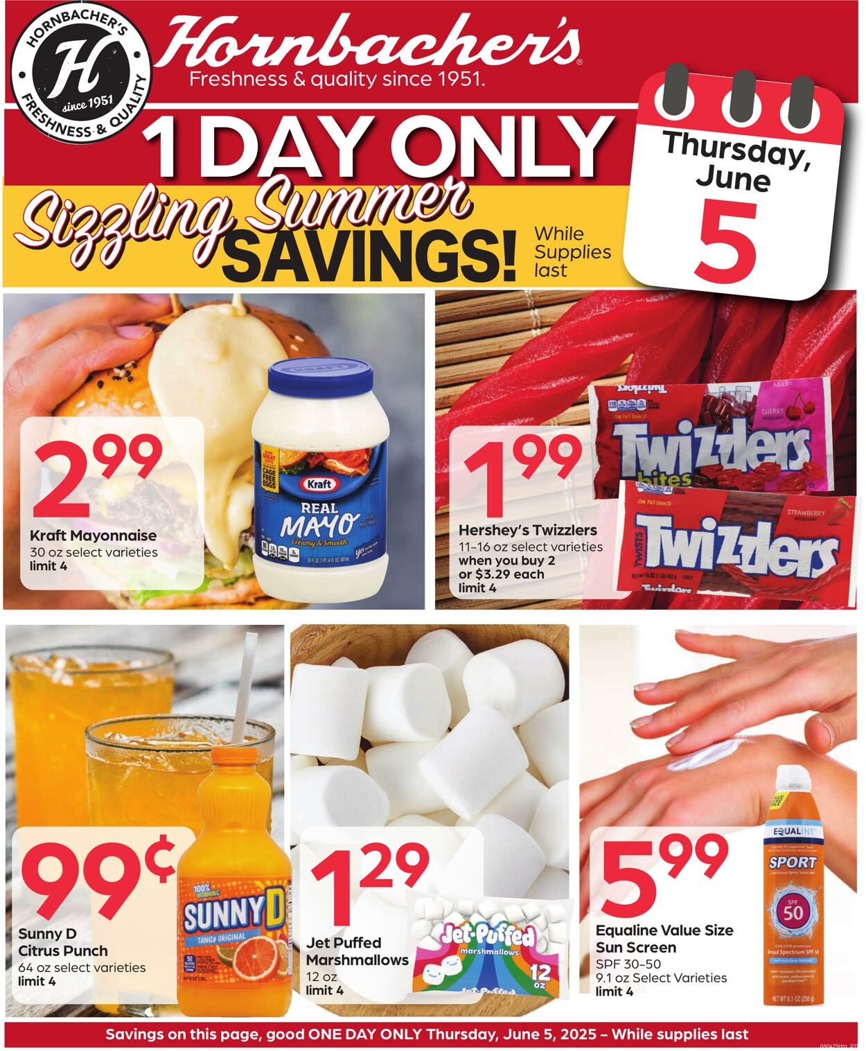 Weekly ad Hornbacher's 06/04/2025 - 06/10/2025