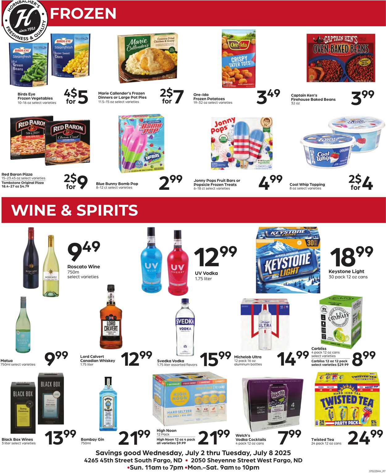 Weekly ad Hornbacher's 07/02/2025 - 07/08/2025
