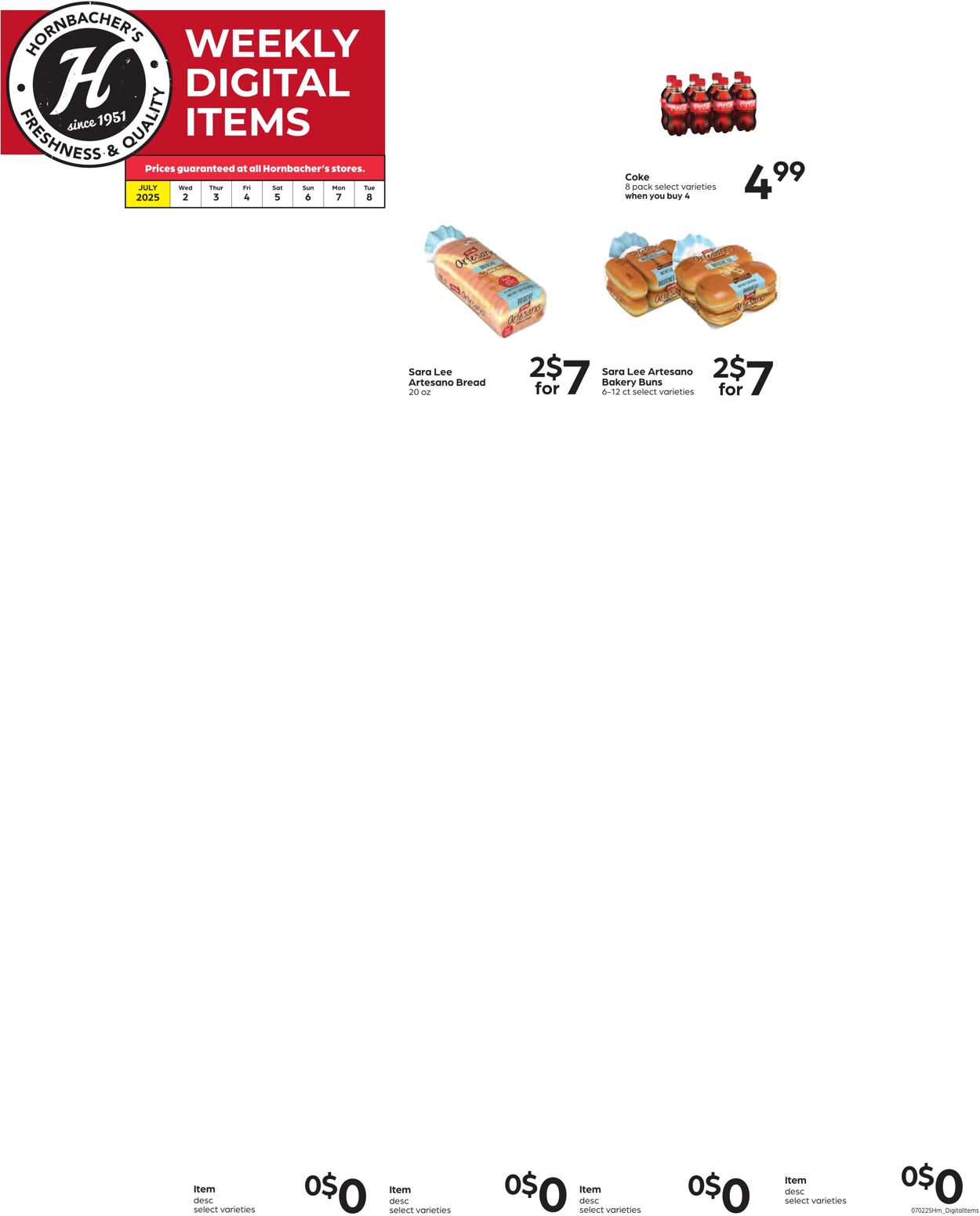 Weekly ad Hornbacher's 07/02/2025 - 07/08/2025