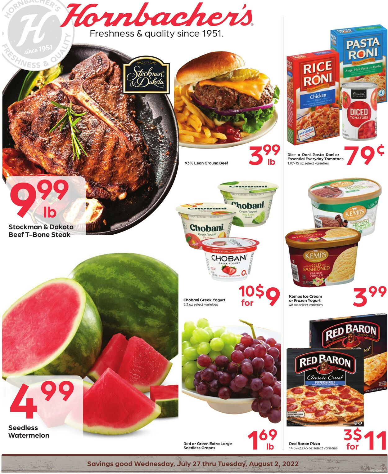 Weekly ad Hornbacher's 07/27/2022 - 08/02/2022