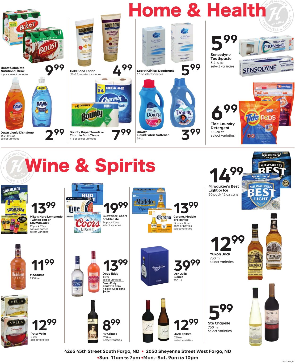 Weekly ad Hornbacher's 08/03/2022 - 08/09/2022