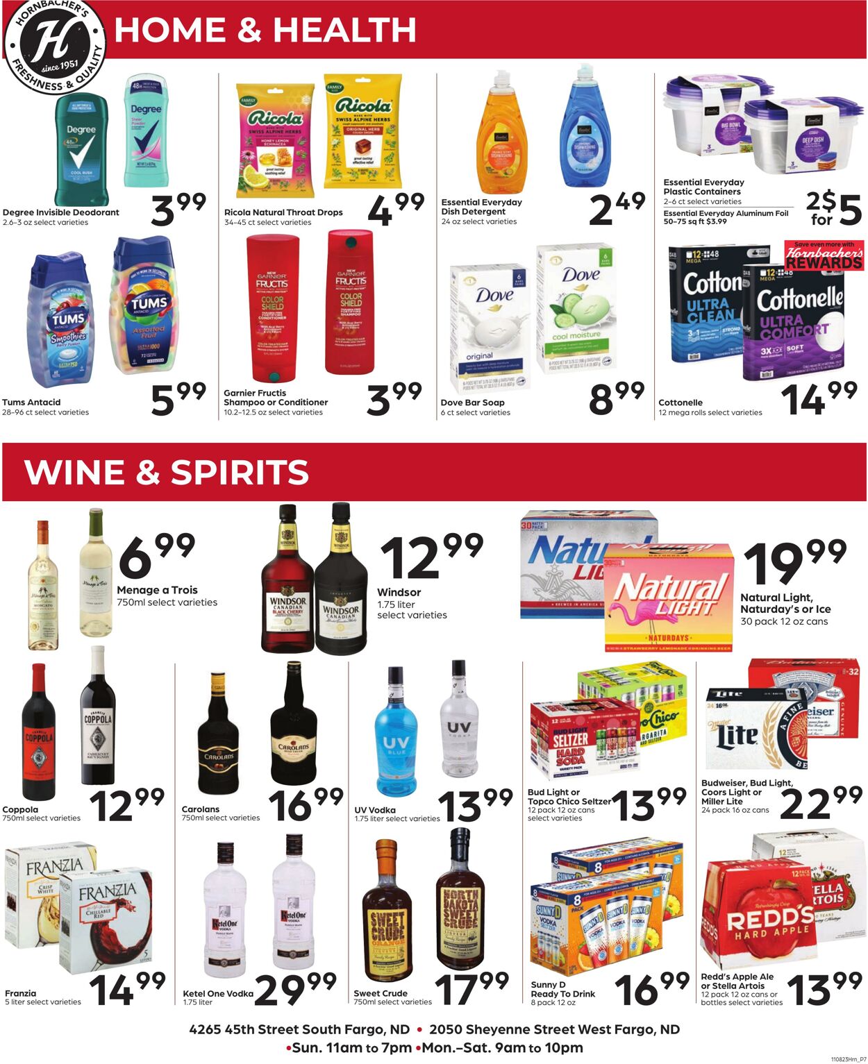Weekly ad Hornbacher's 11/08/2023 - 11/14/2023