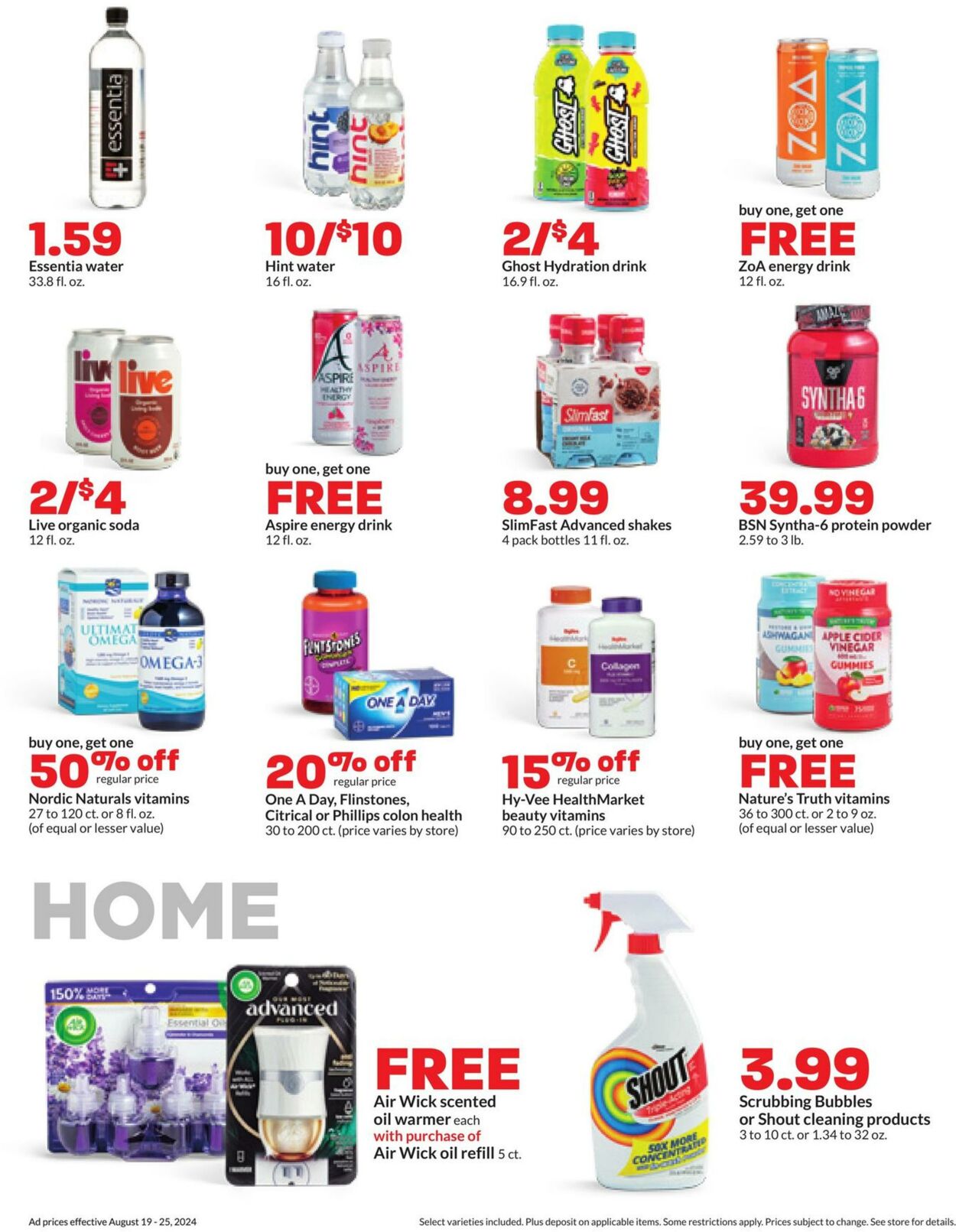 Weekly ad Hy-Vee 08/19/2024 - 08/25/2024