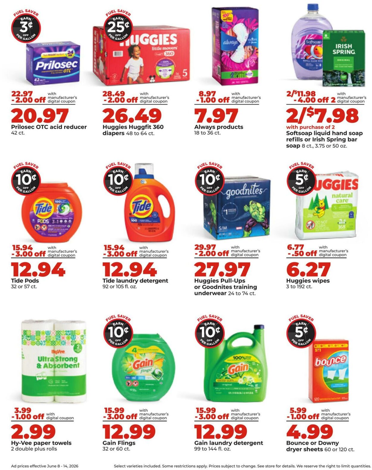 Weekly ad Hy-Vee 06/08/2026 - 06/14/2026