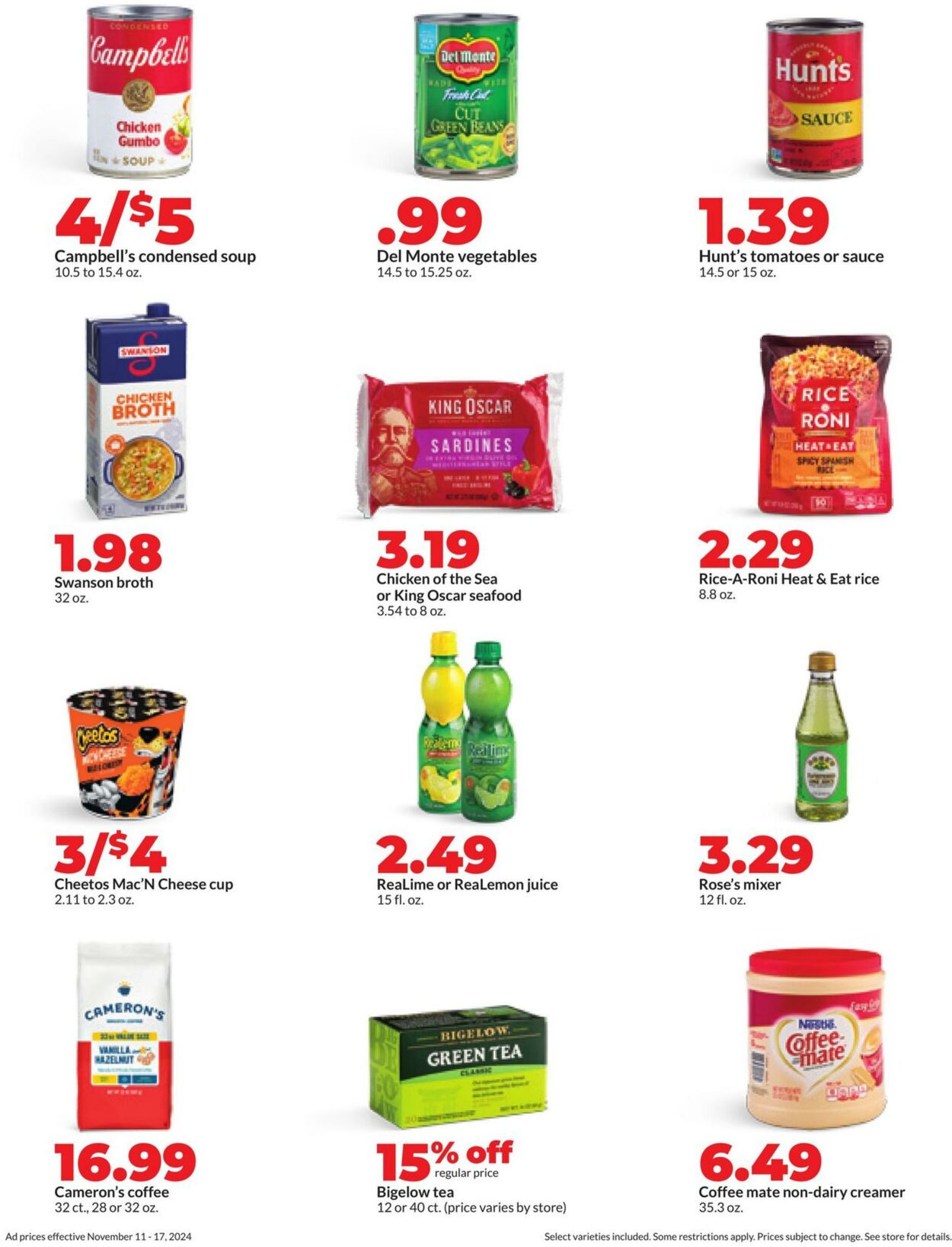 Weekly ad Hy-Vee 11/11/2024 - 11/17/2024