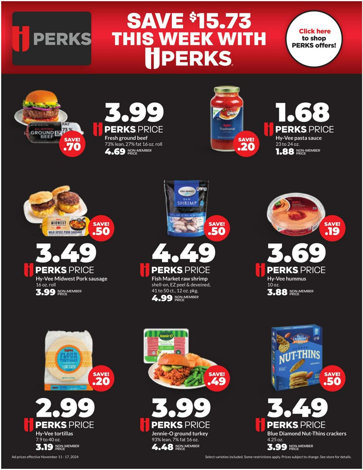 Weekly ad Hy-Vee 11/11/2024 - 11/17/2024