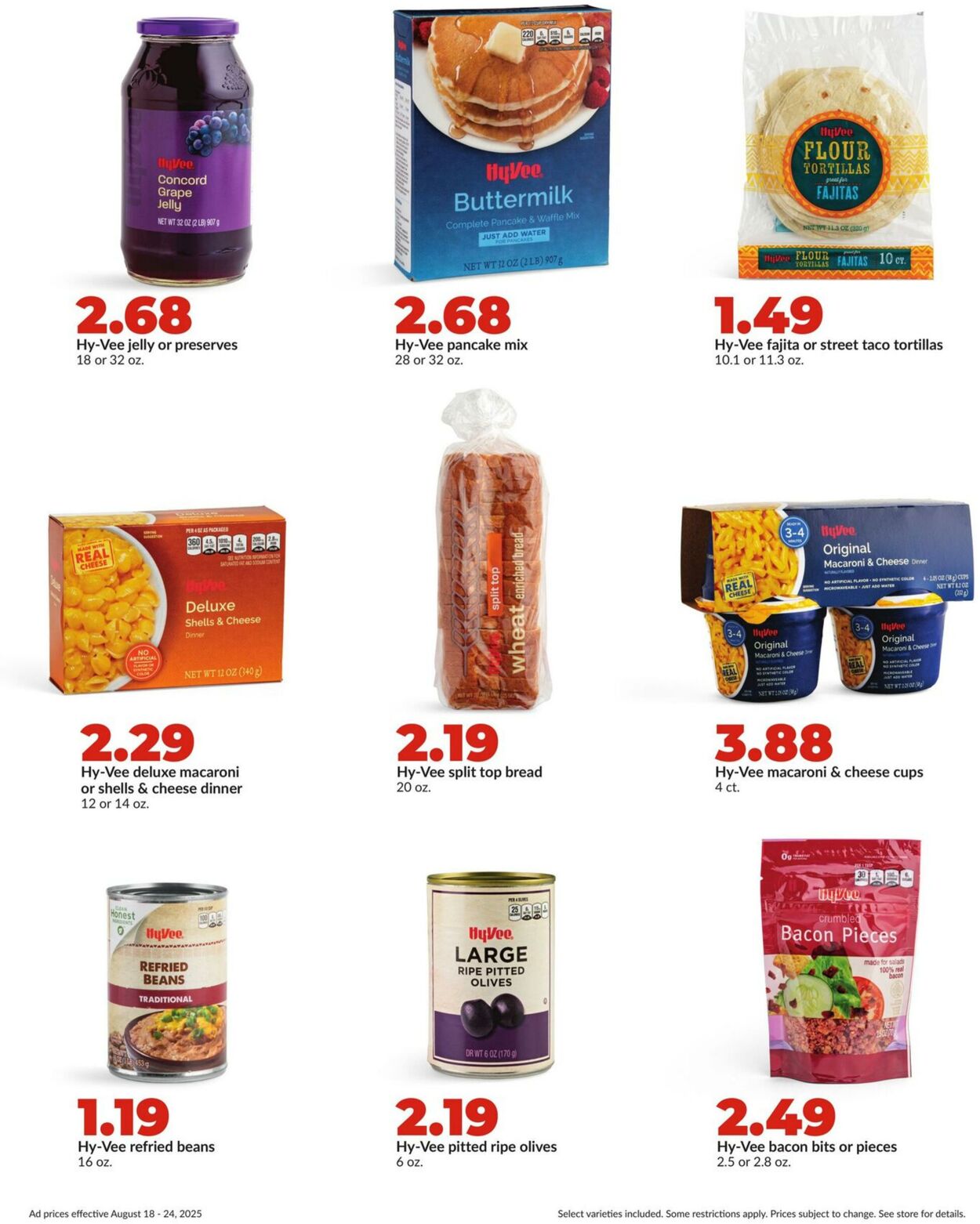 Weekly ad Hy-Vee 08/18/2025 - 08/24/2025