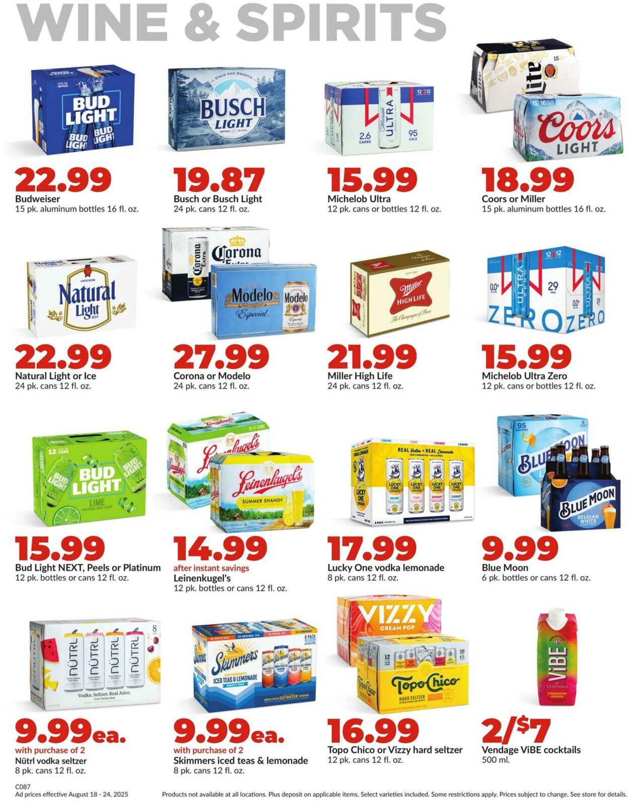 Weekly ad Hy-Vee 08/18/2025 - 08/24/2025