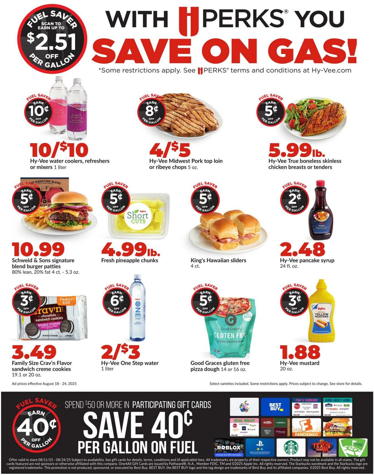 Weekly ad Hy-Vee 08/18/2025 - 08/24/2025