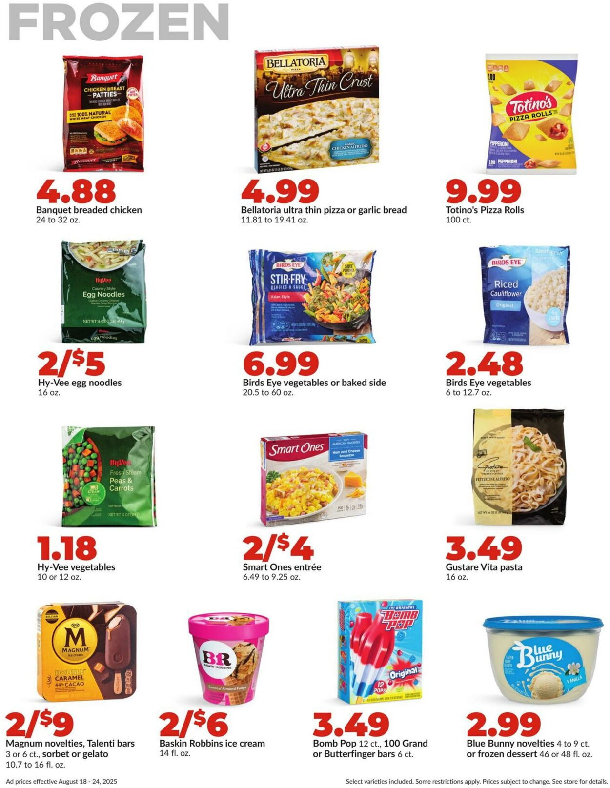 Weekly ad Hy-Vee 08/18/2025 - 08/24/2025