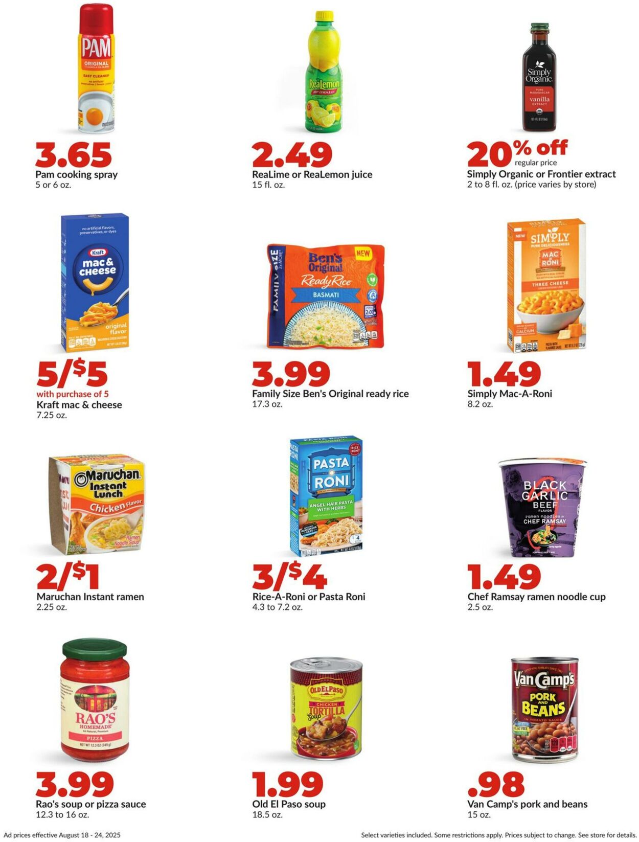 Weekly ad Hy-Vee 08/18/2025 - 08/24/2025