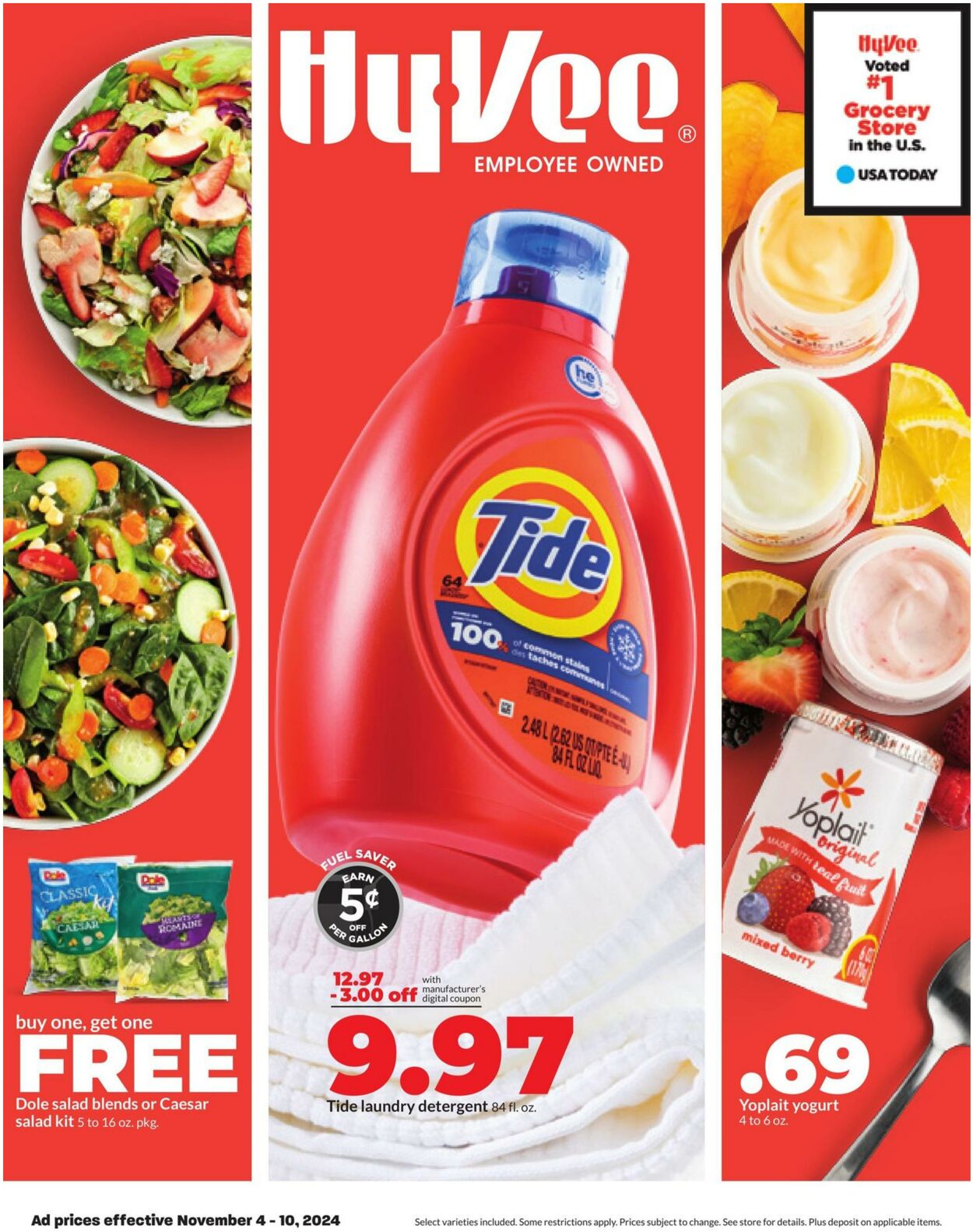 Weekly ad Hy-Vee 11/04/2024 - 11/10/2024