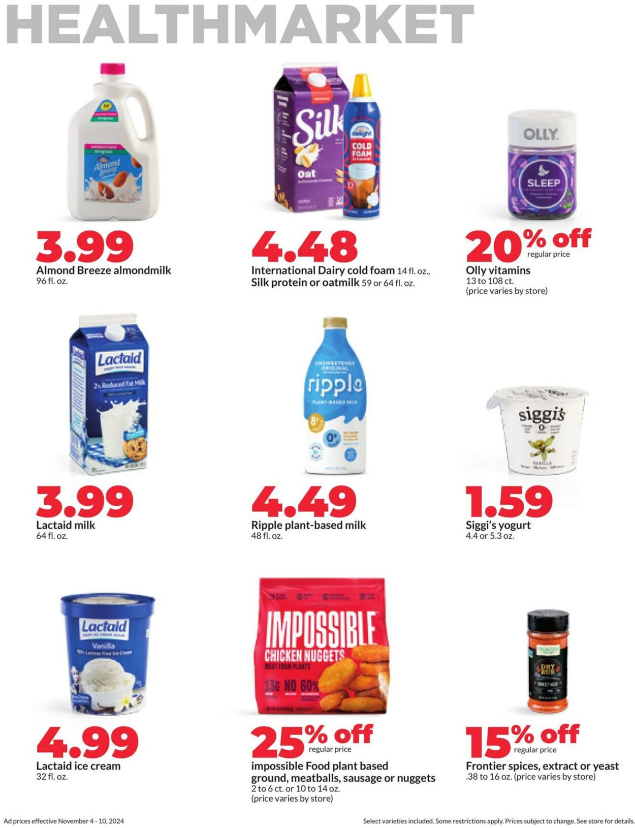 Weekly ad Hy-Vee 11/04/2024 - 11/10/2024