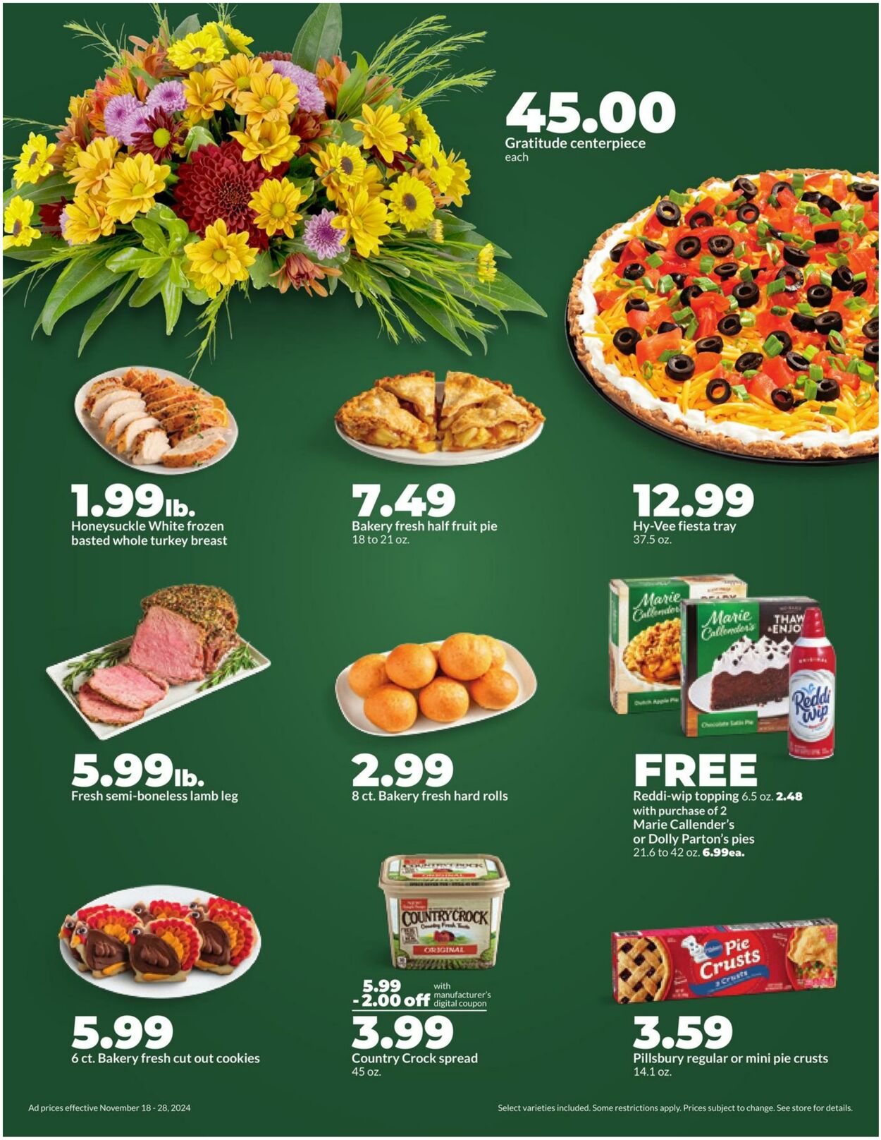 Weekly ad Hy-Vee 11/18/2024 - 11/28/2024