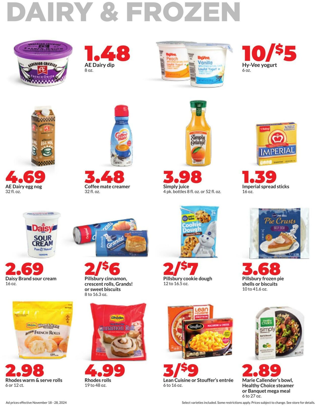 Weekly ad Hy-Vee 11/18/2024 - 11/28/2024