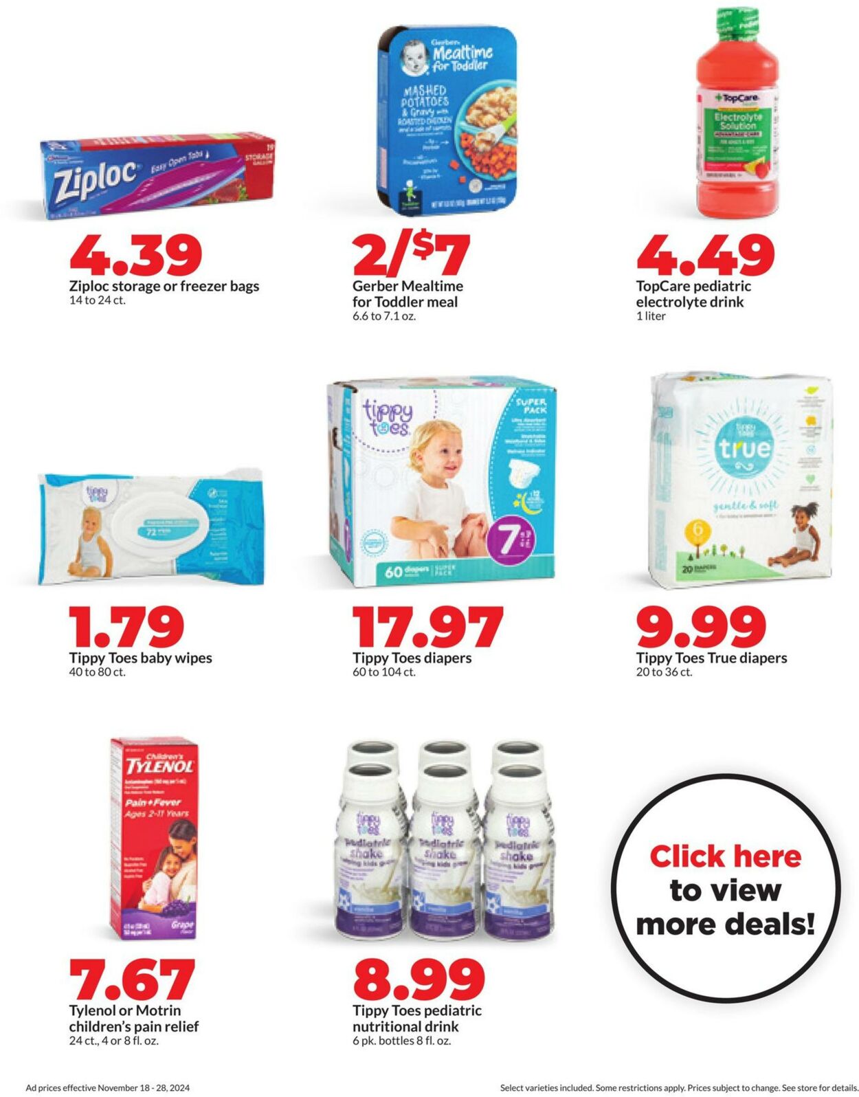 Weekly ad Hy-Vee 11/18/2024 - 11/28/2024