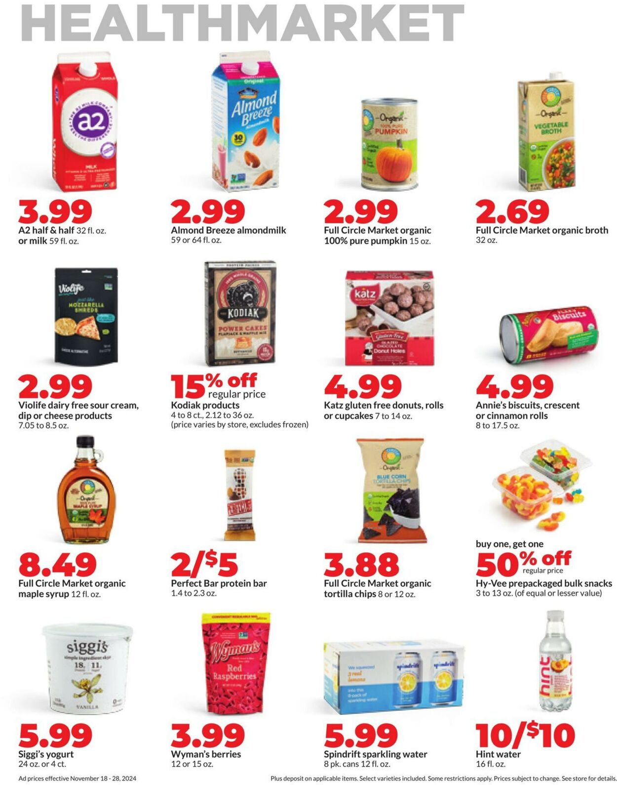 Weekly ad Hy-Vee 11/18/2024 - 11/28/2024