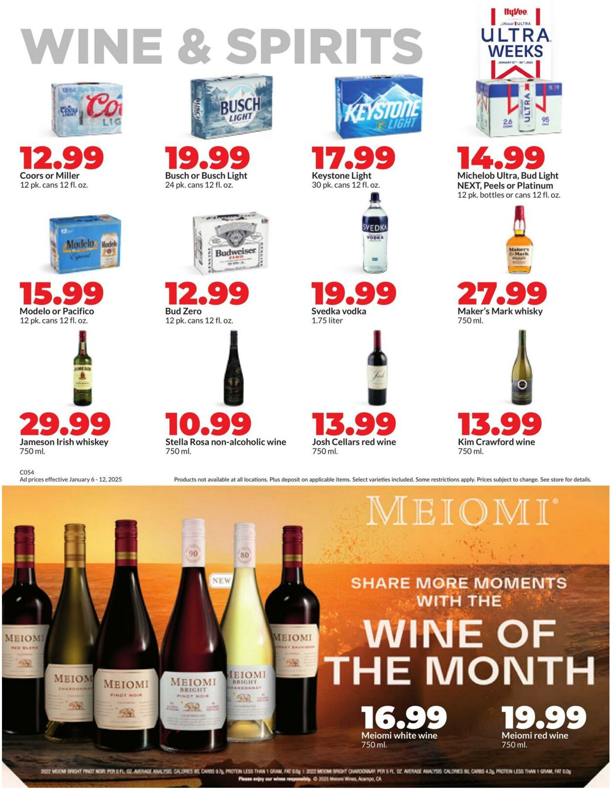 Weekly ad Hy-Vee 01/06/2025 - 01/12/2025