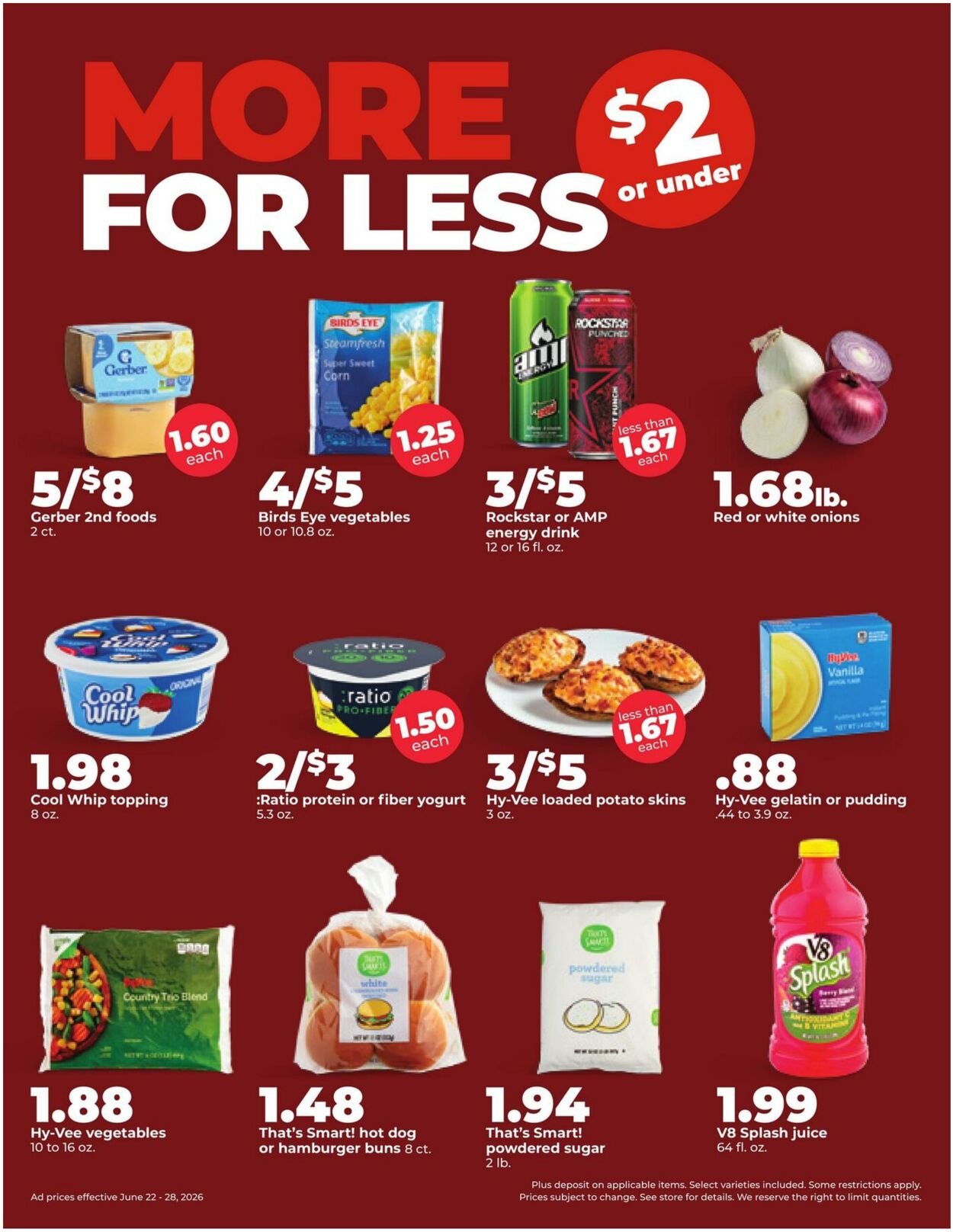 Weekly ad Hy-Vee 06/22/2026 - 06/28/2026