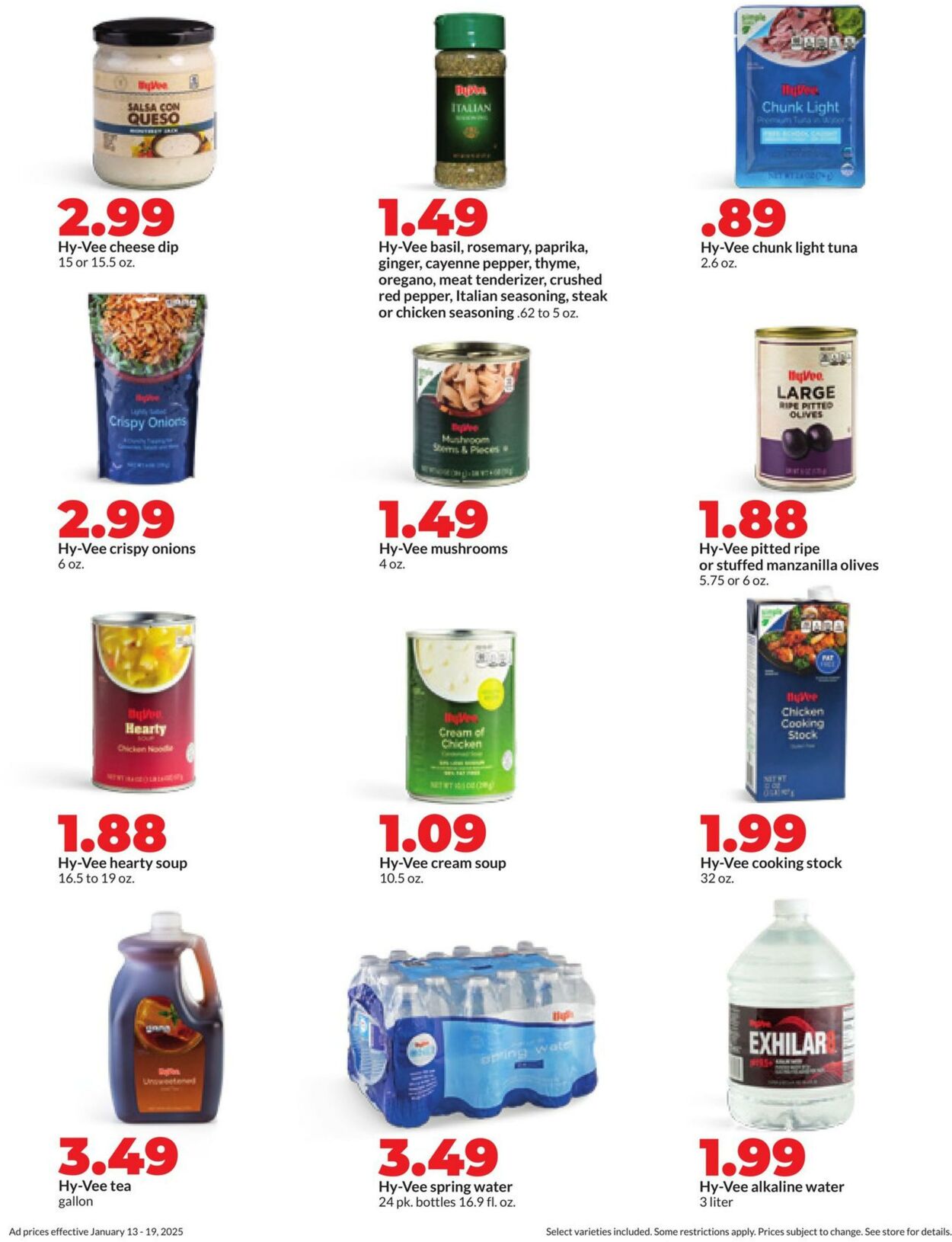 Weekly ad Hy-Vee 01/13/2025 - 01/19/2025