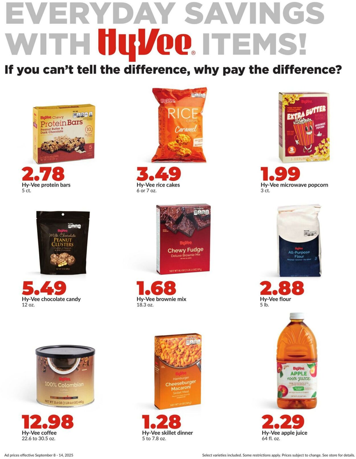 Weekly ad Hy-Vee 09/08/2025 - 09/14/2025