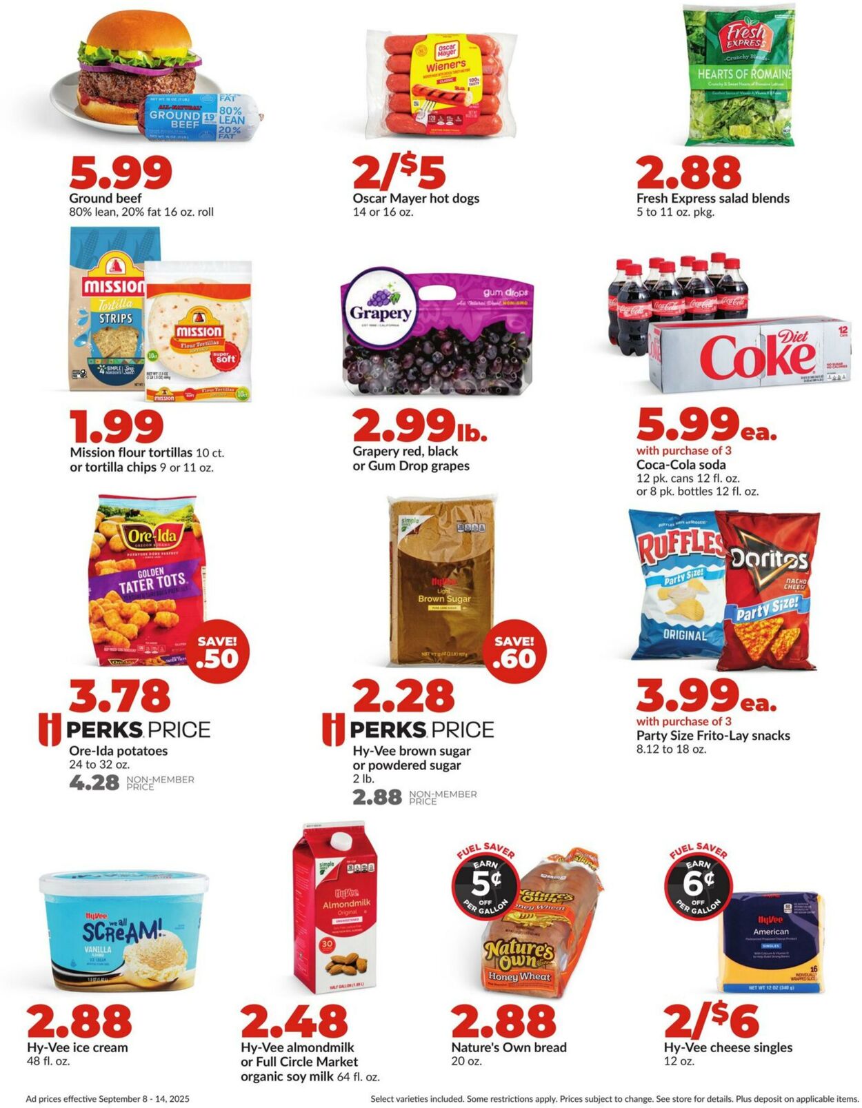 Weekly ad Hy-Vee 09/08/2025 - 09/14/2025