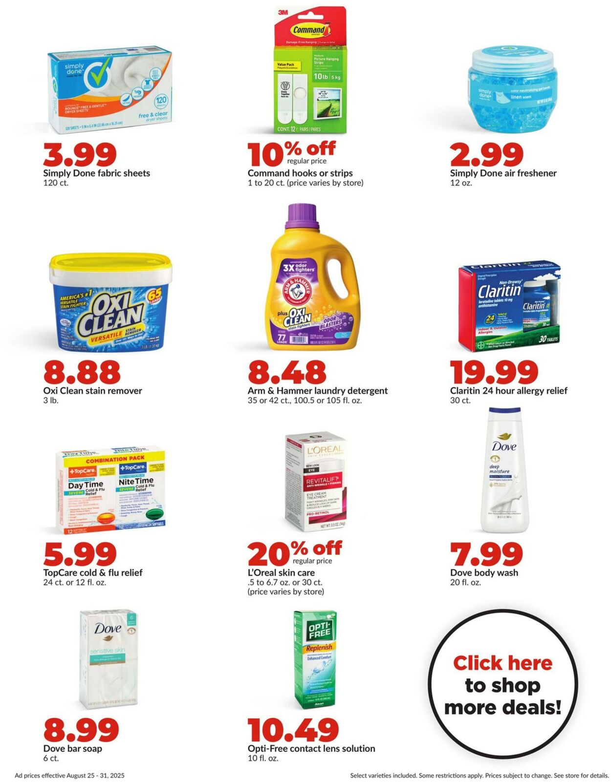 Weekly ad Hy-Vee 08/25/2025 - 08/31/2025
