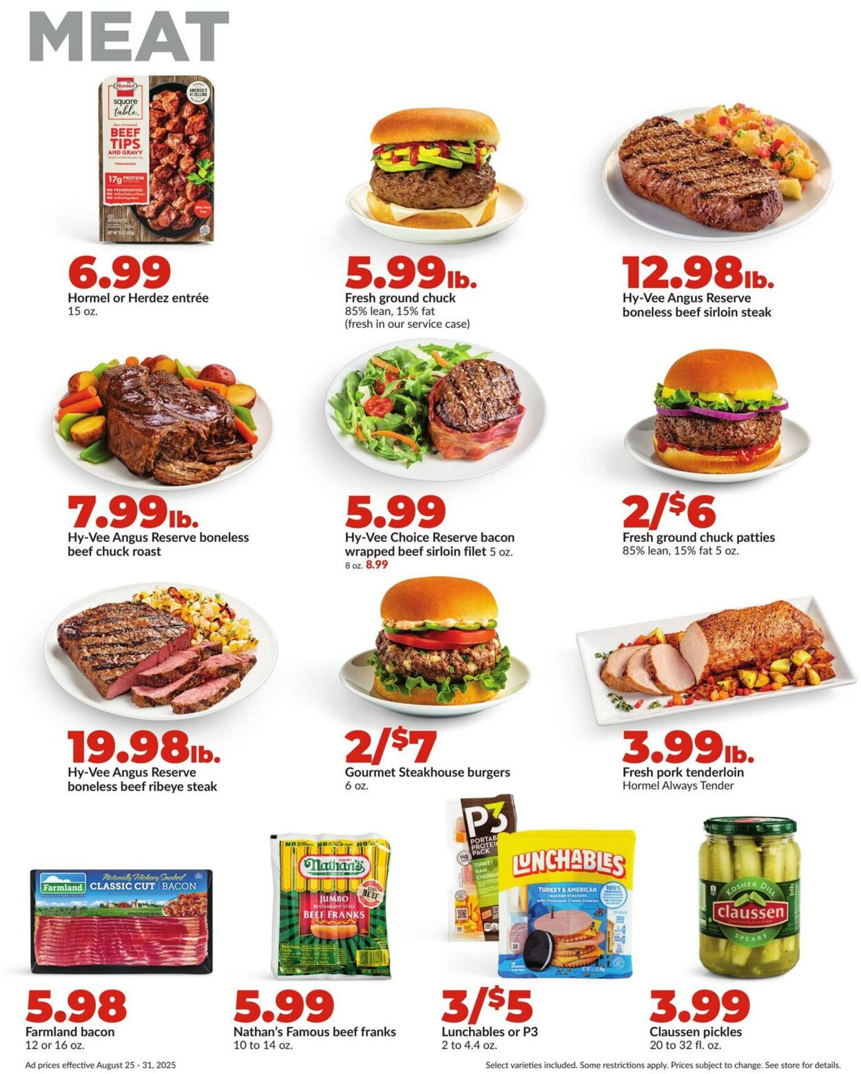 Weekly ad Hy-Vee 08/25/2025 - 08/31/2025