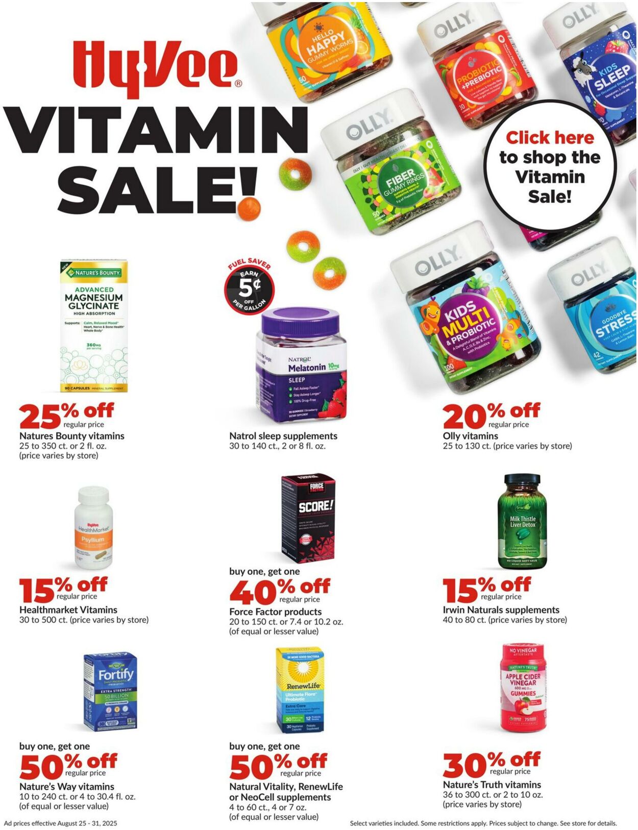 Weekly ad Hy-Vee 08/25/2025 - 08/31/2025