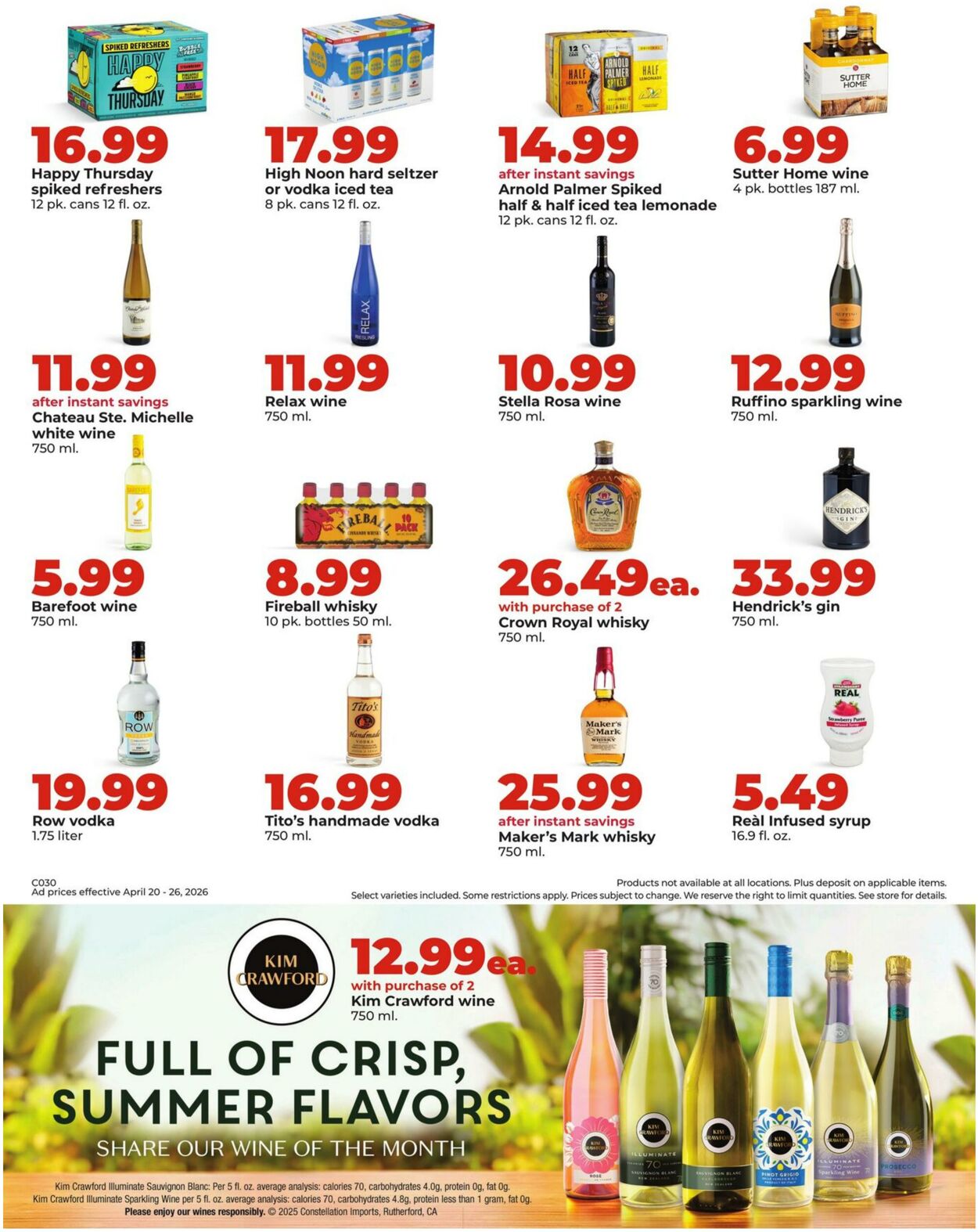 Weekly ad Hy-Vee 04/20/2026 - 04/26/2026