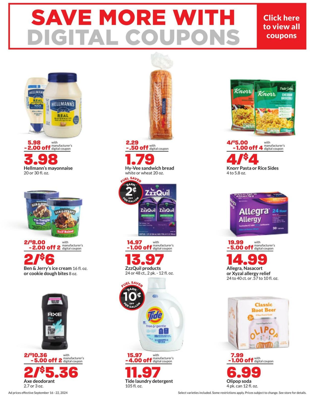 Weekly ad Hy-Vee 09/16/2024 - 09/22/2024