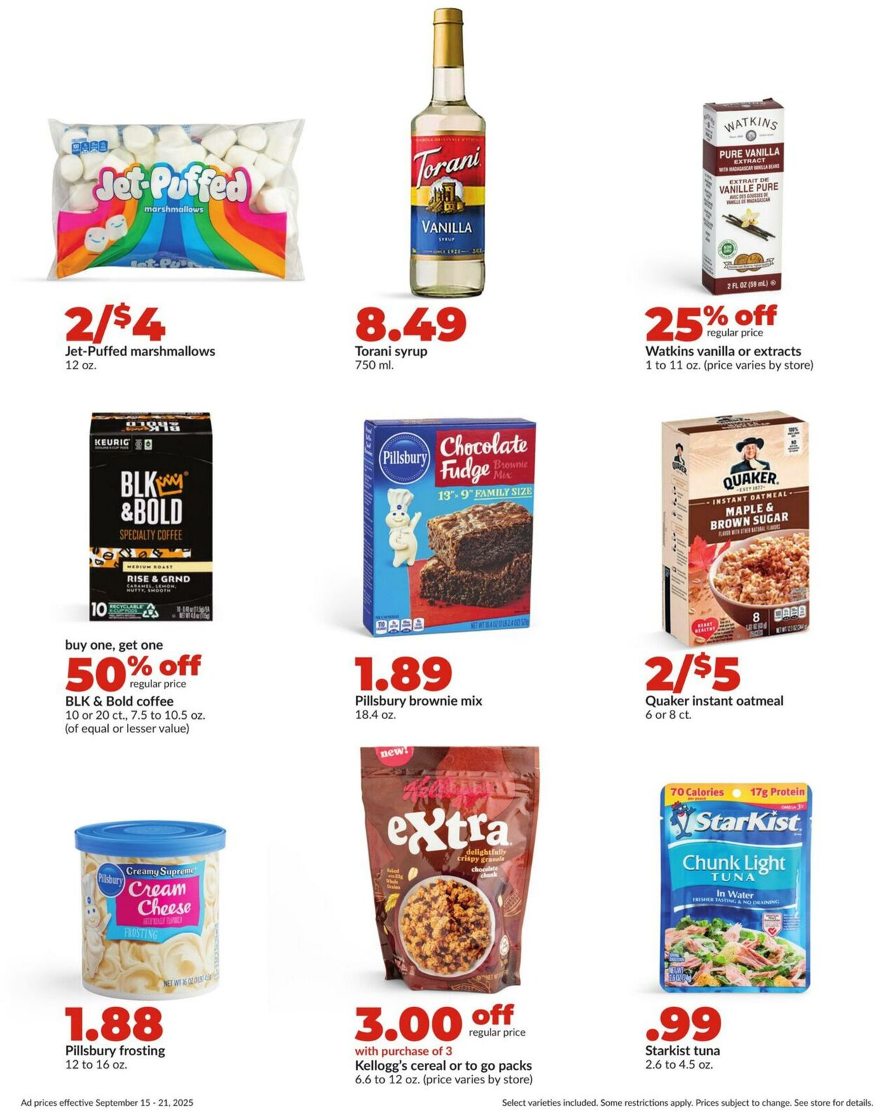 Weekly ad Hy-Vee 09/15/2025 - 09/21/2025