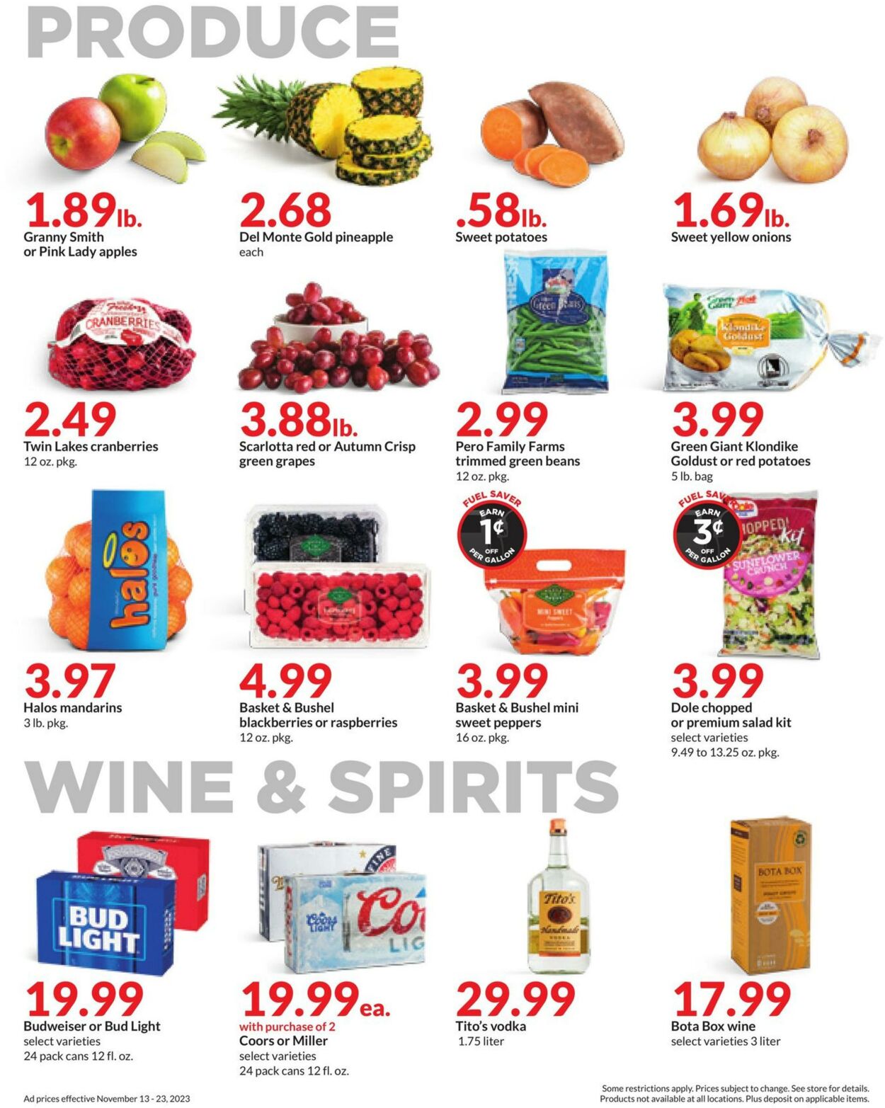 Weekly ad Hy-Vee 11/13/2023 - 11/23/2023