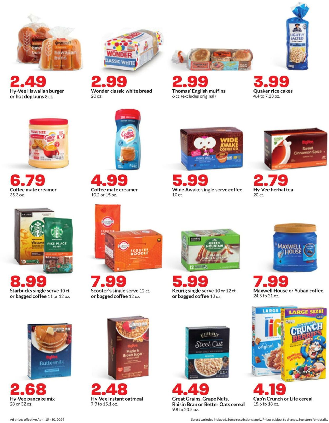 Weekly ad Hy-Vee 04/15/2024 - 04/30/2024