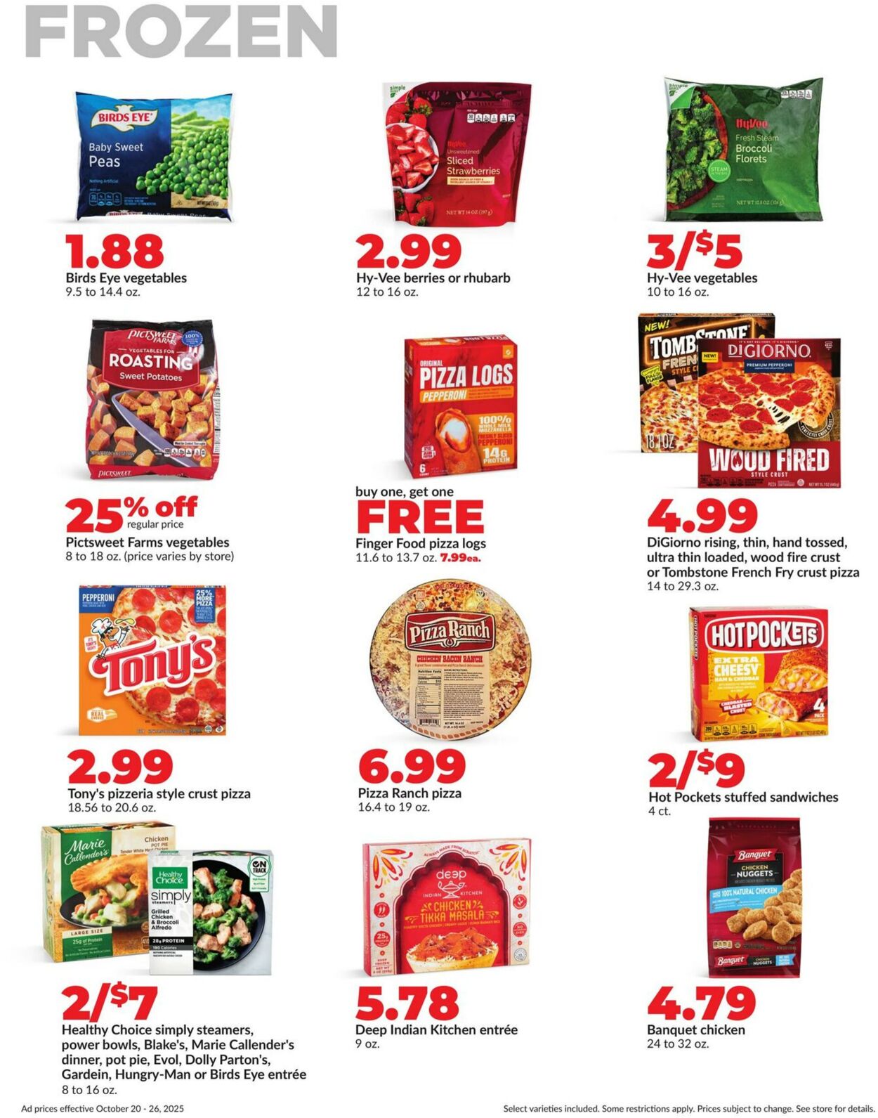 Weekly ad Hy-Vee 10/20/2025 - 10/26/2025