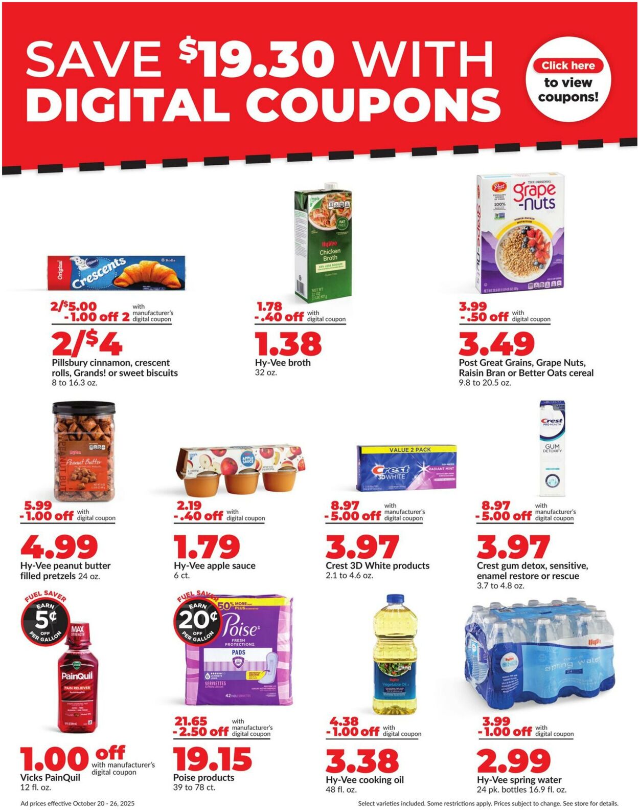 Weekly ad Hy-Vee 10/20/2025 - 10/26/2025