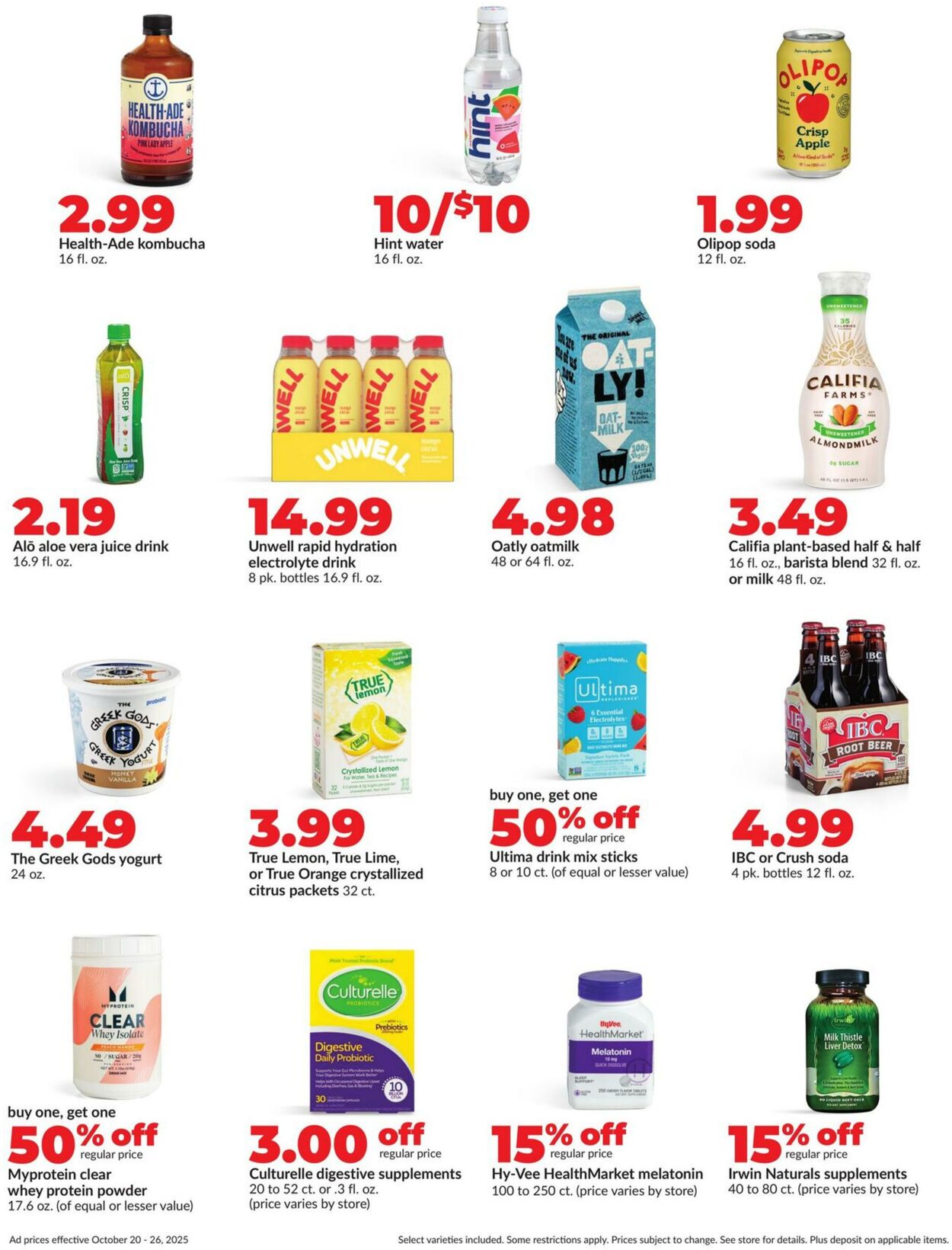 Weekly ad Hy-Vee 10/20/2025 - 10/26/2025