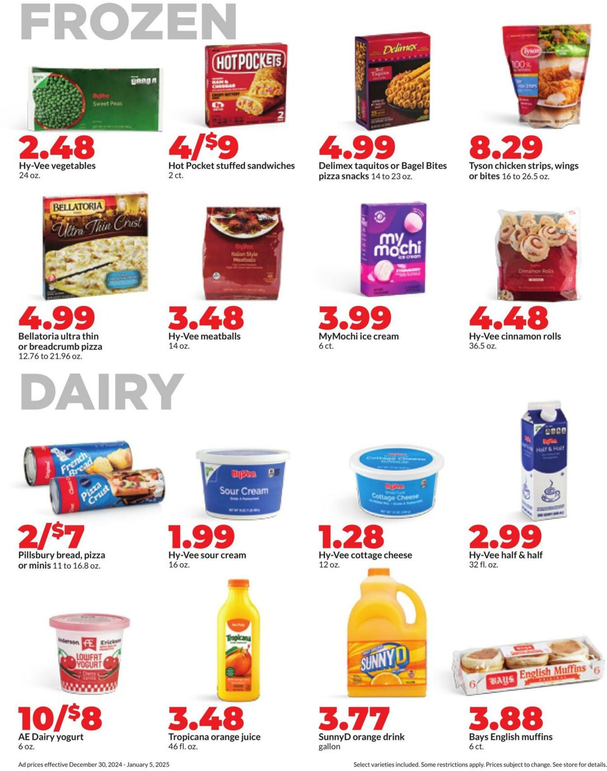 Weekly ad Hy-Vee 12/30/2024 - 01/05/2025