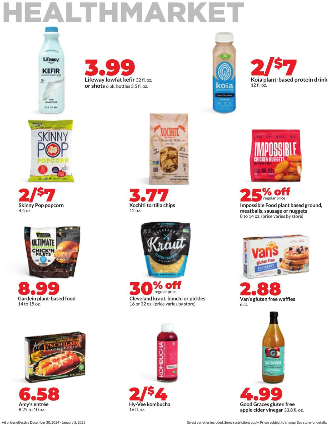 Weekly ad Hy-Vee 12/30/2024 - 01/05/2025