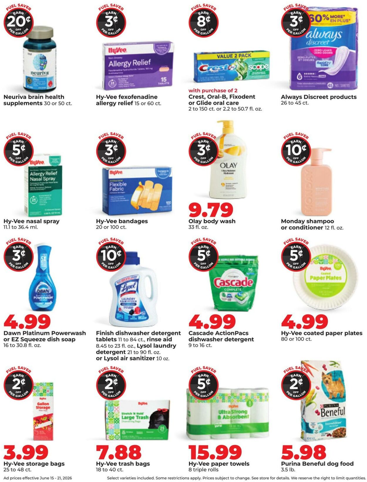 Weekly ad Hy-Vee 06/15/2026 - 06/21/2026