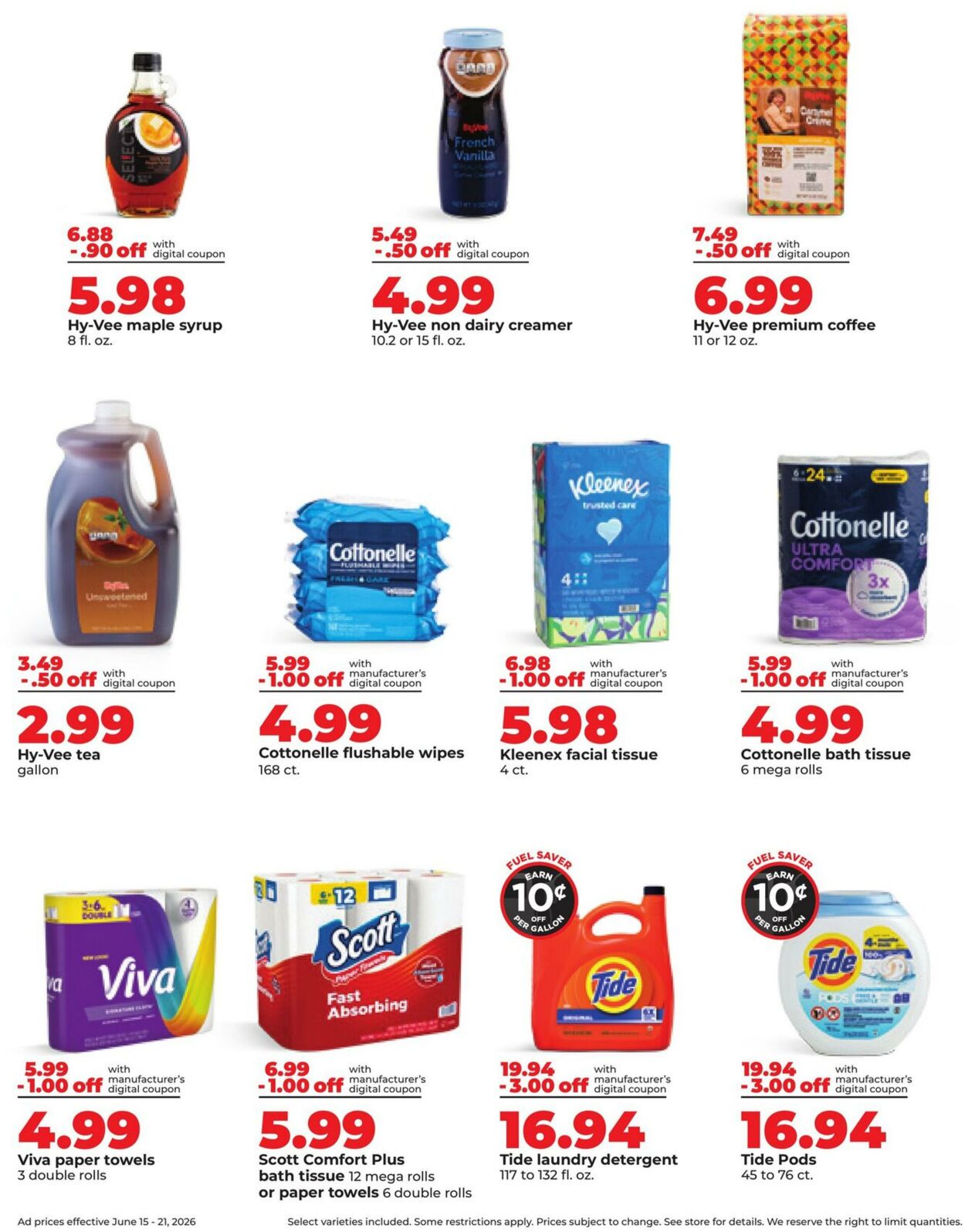Weekly ad Hy-Vee 06/15/2026 - 06/21/2026