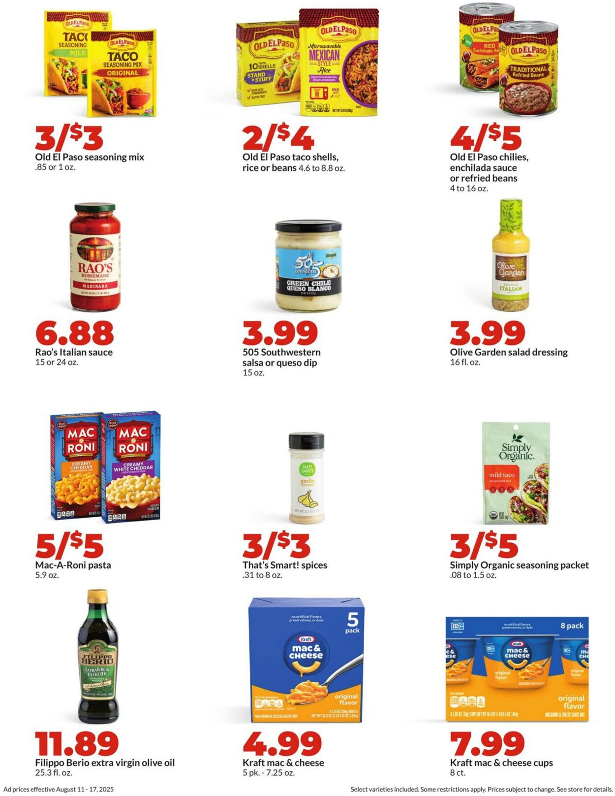 Weekly ad Hy-Vee 08/11/2025 - 08/17/2025