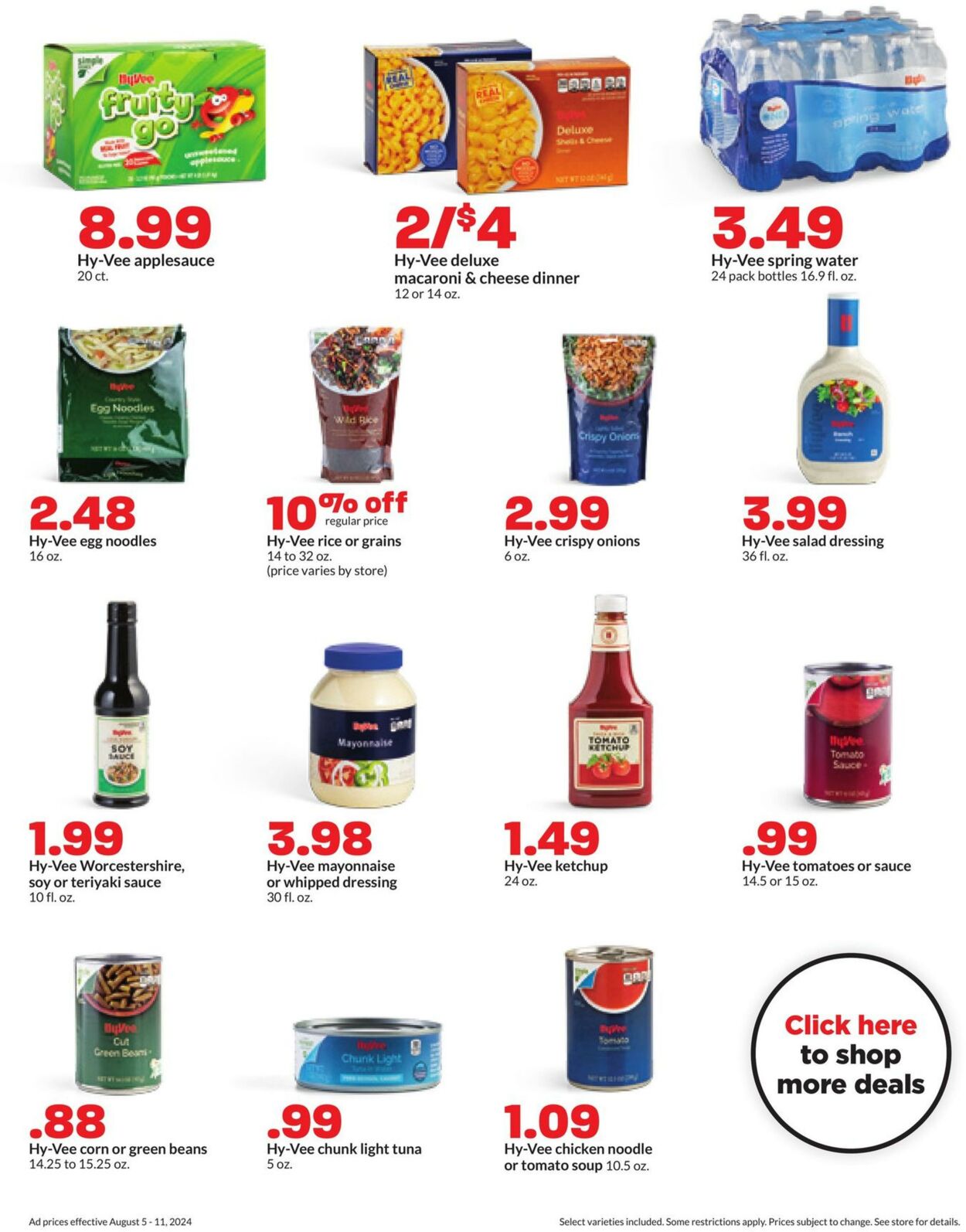 Weekly ad Hy-Vee 08/05/2024 - 08/11/2024