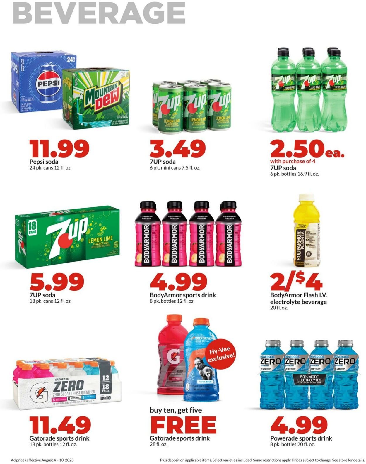 Weekly ad Hy-Vee 08/04/2025 - 08/10/2025