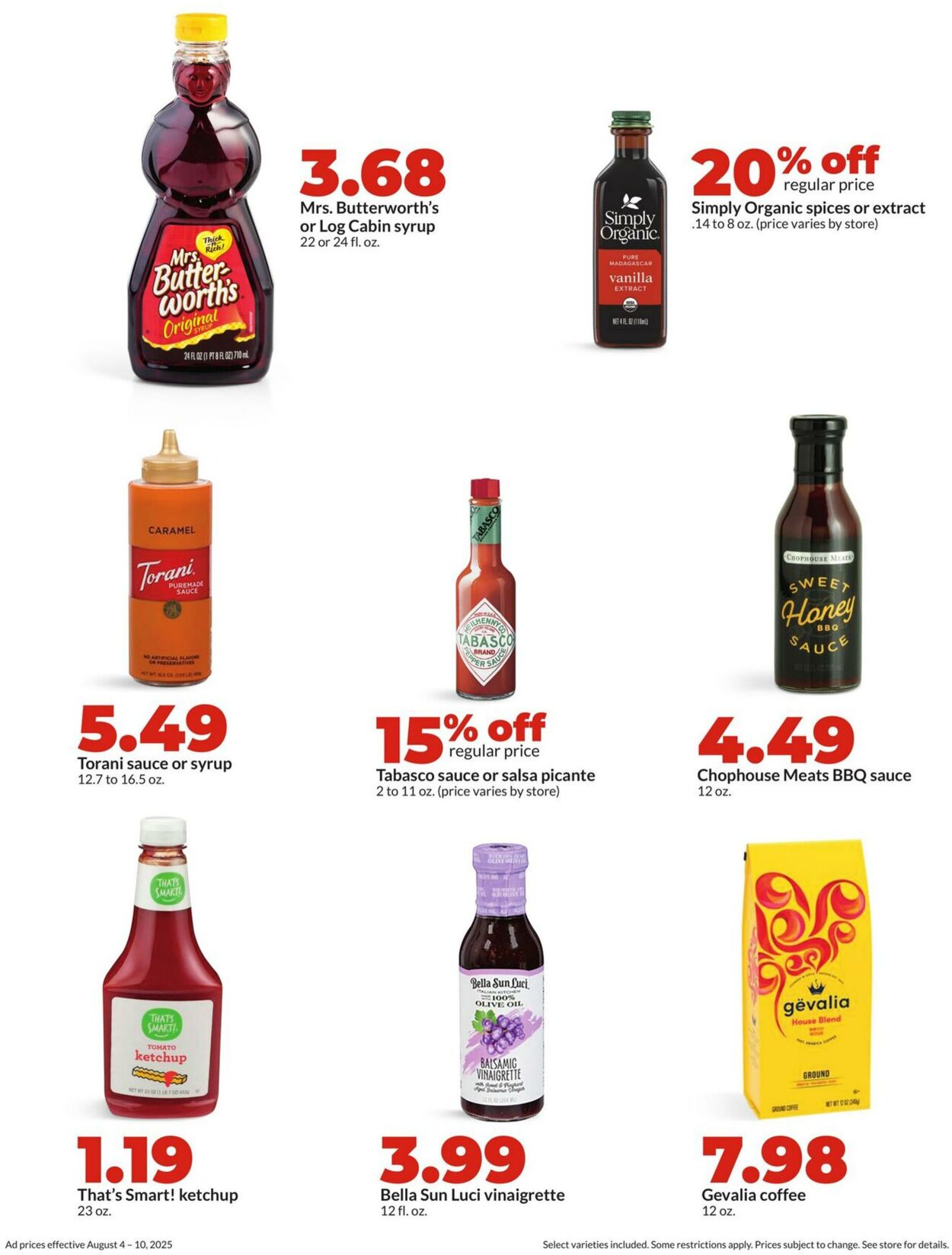 Weekly ad Hy-Vee 08/04/2025 - 08/10/2025