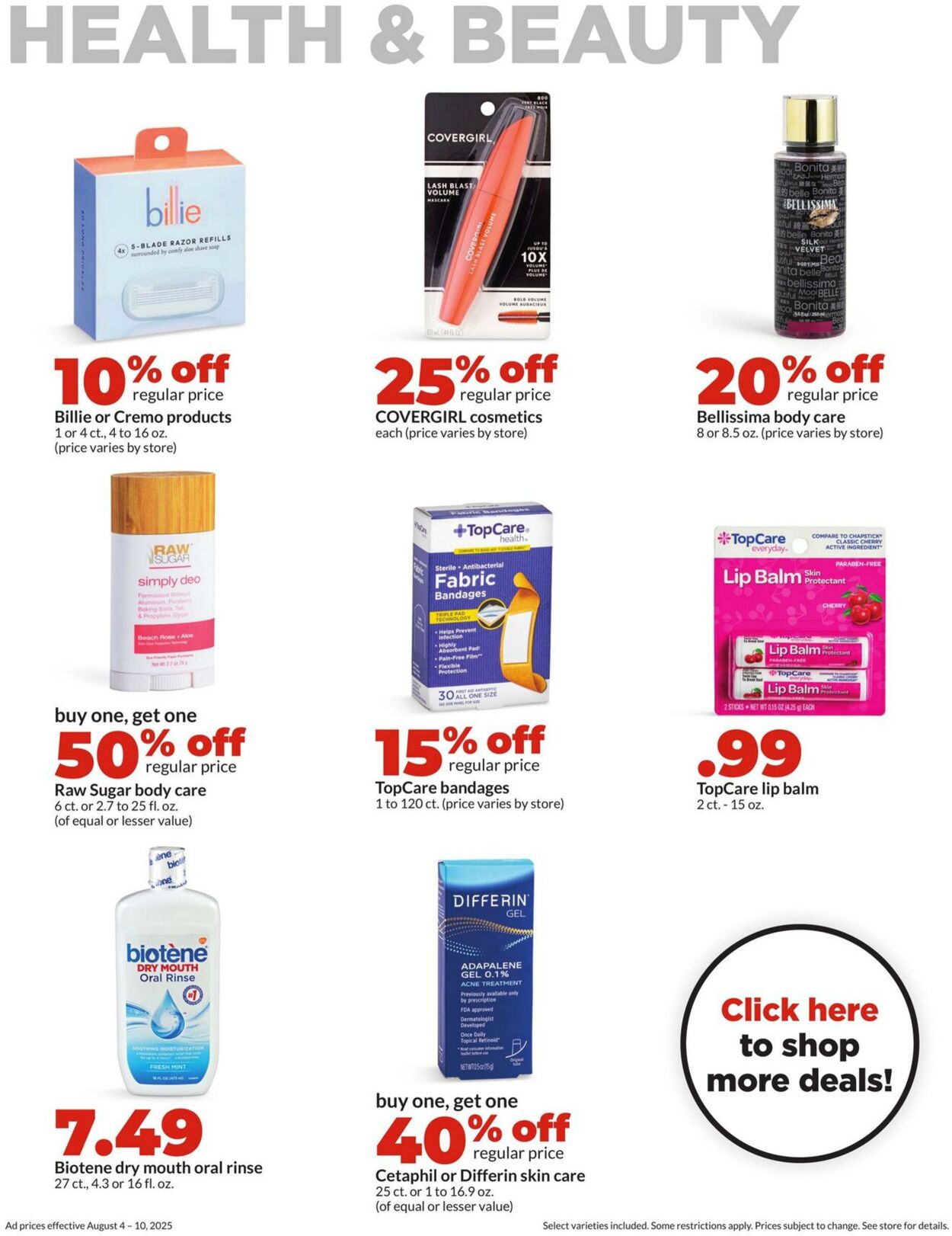 Weekly ad Hy-Vee 08/04/2025 - 08/10/2025