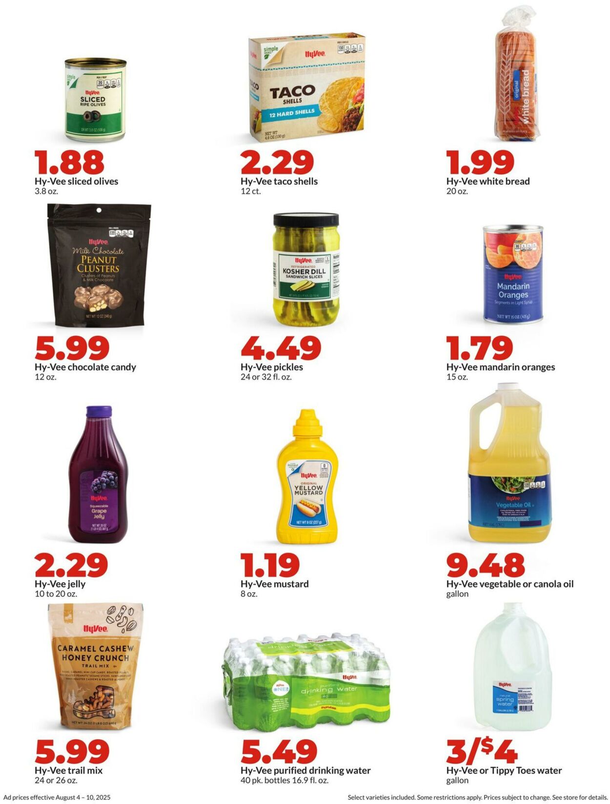 Weekly ad Hy-Vee 08/04/2025 - 08/10/2025