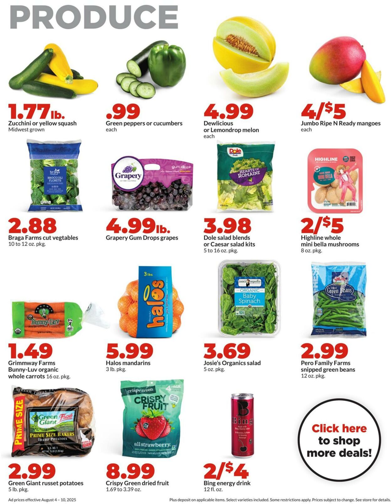 Weekly ad Hy-Vee 08/04/2025 - 08/10/2025