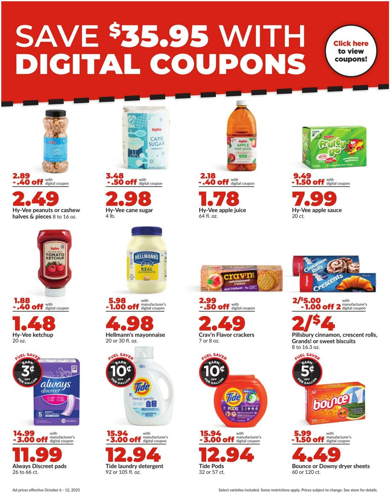 Weekly ad Hy-Vee 10/06/2025 - 10/12/2025