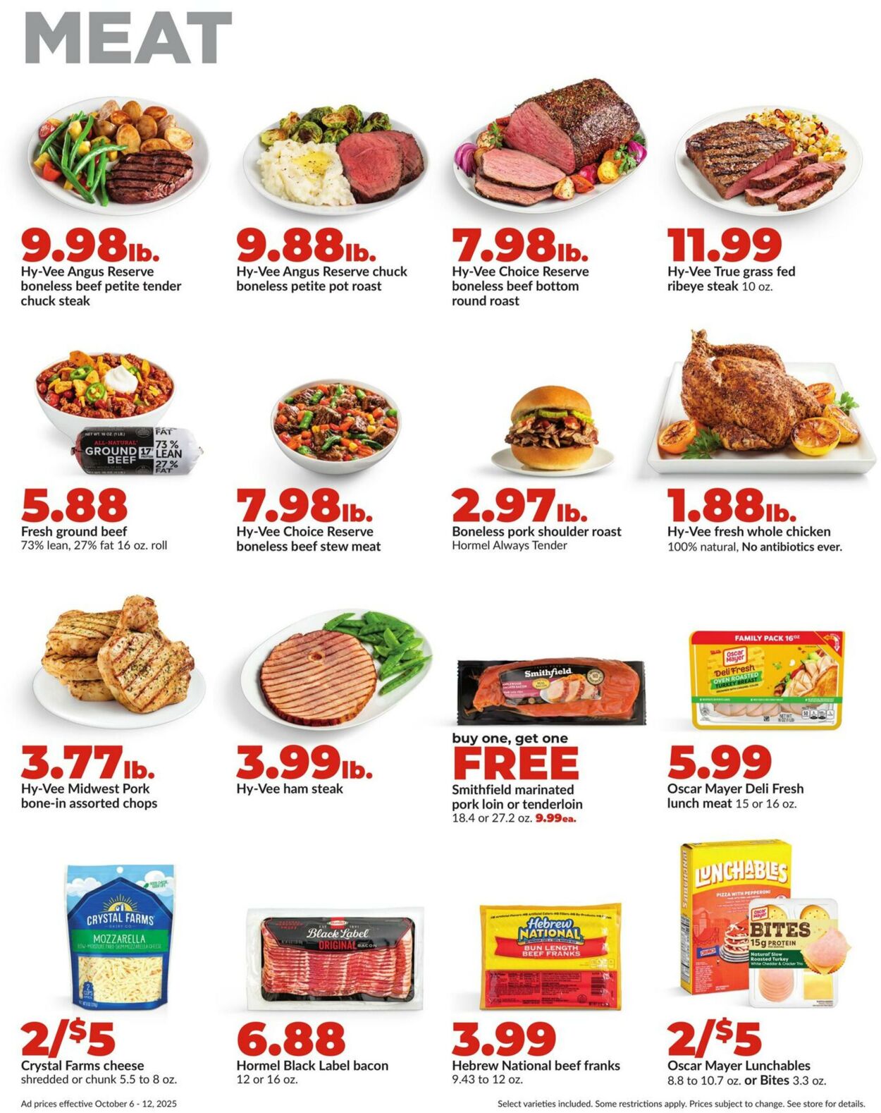 Weekly ad Hy-Vee 10/06/2025 - 10/12/2025